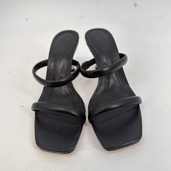 SCHUTZ New Taliah Mid Glam Heel Sandal in Black // 9.5 - Picture 5 of 11
